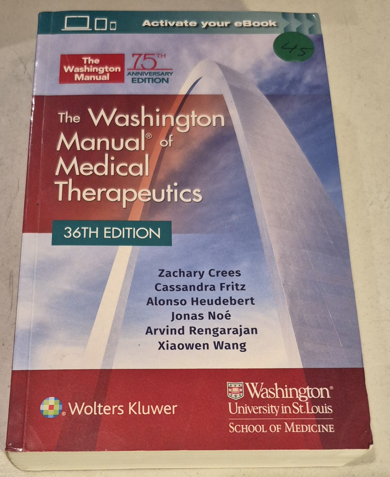 The Washington Manual of Medical Therapeutics Paperback
