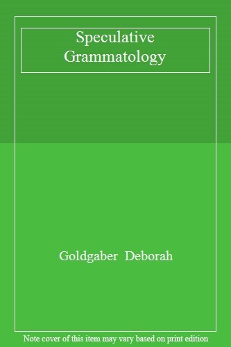 Speculative Grammatology by Deborah New 9781474438346 Fast Free Shipping..