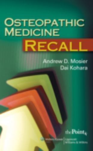 Osteopathic Medicine Recall; Recall Series – 9780781766210, paperback