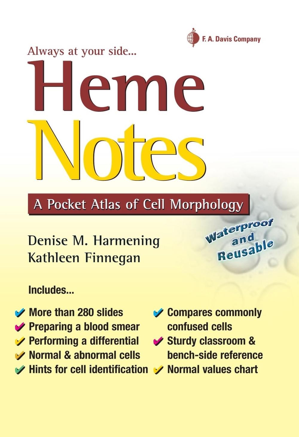 Heme Notes: A Pocket Atlas of Cell Morphology by Denise M. Harmening (English) S