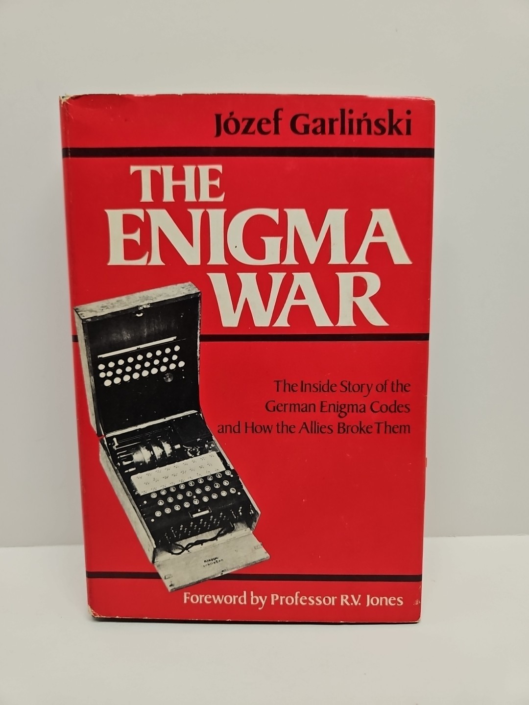 Enigma War Hardcover Jozef, Lisicki, Tadeusz Garlinski HCDJ Book Club Edition