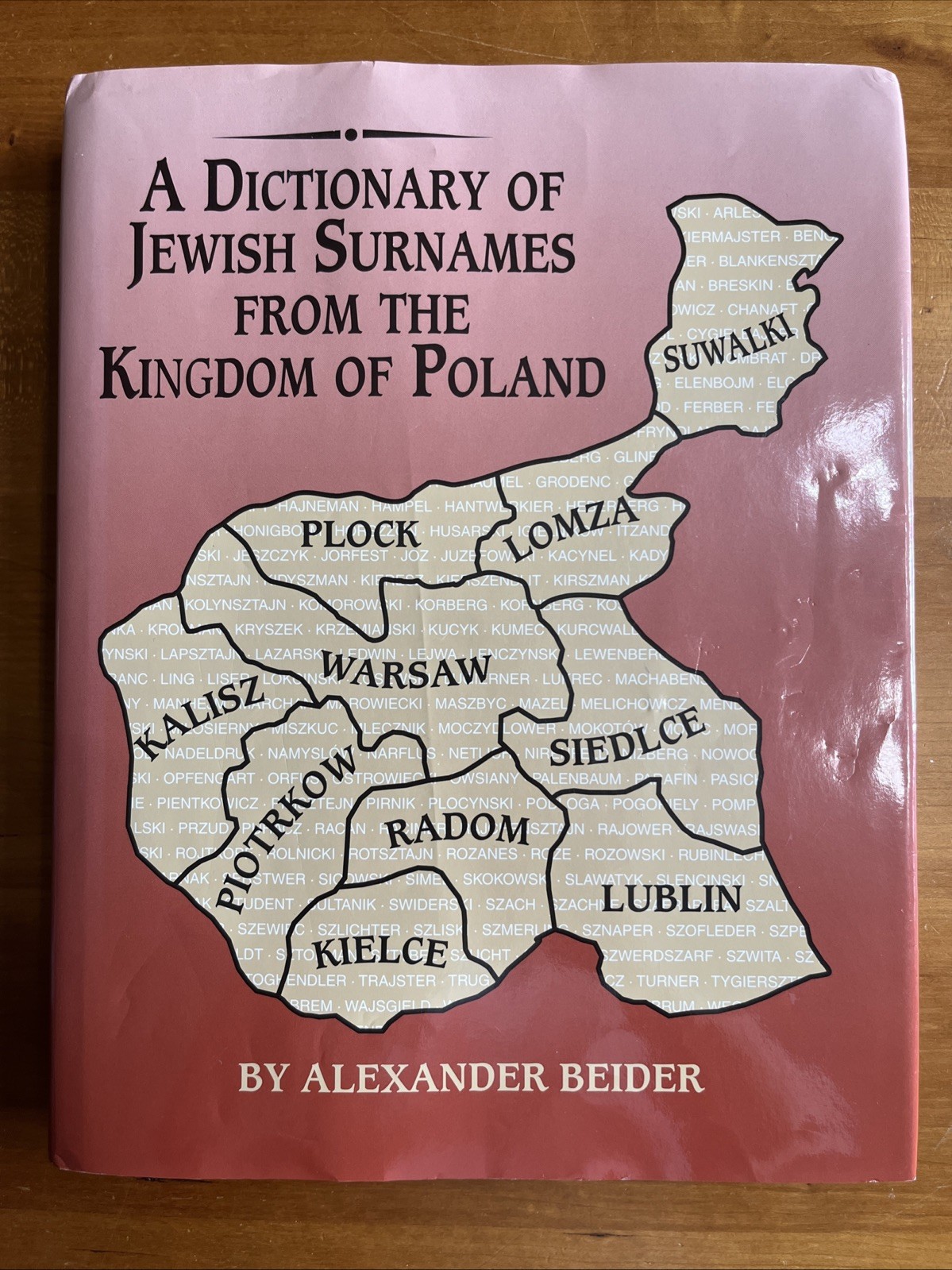 Dictionary of Jewish Surnames from the Kingdom of Poland, Beider HC/DJ 1996