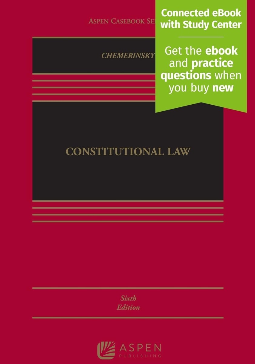 Aspen Casebook Ser.: Constitutional Law by Erwin Chemerinsky (2019, Book, Other)