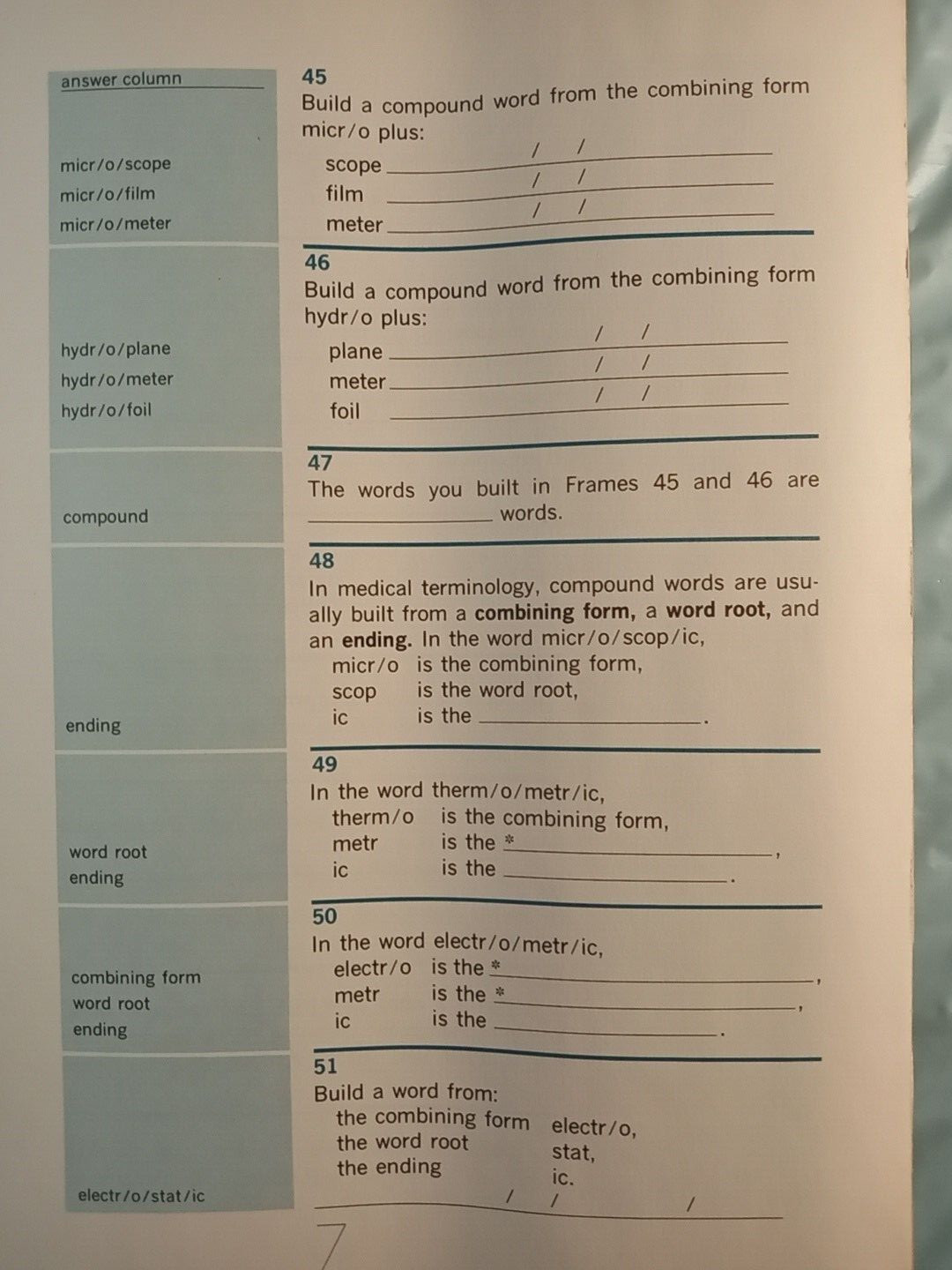 Medical Terminology 1981 Fourth Edition – Spiral Paperback – Smith and Davis