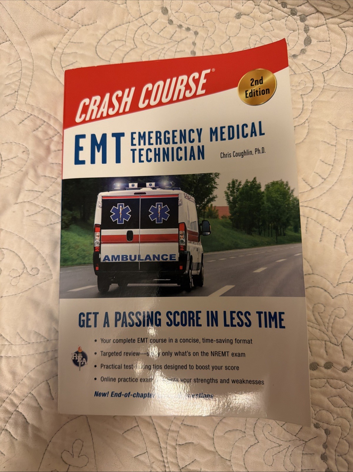 EMT CRASH COURSE 2nd Edition Paperback By Christopher Coughlin Ph.D