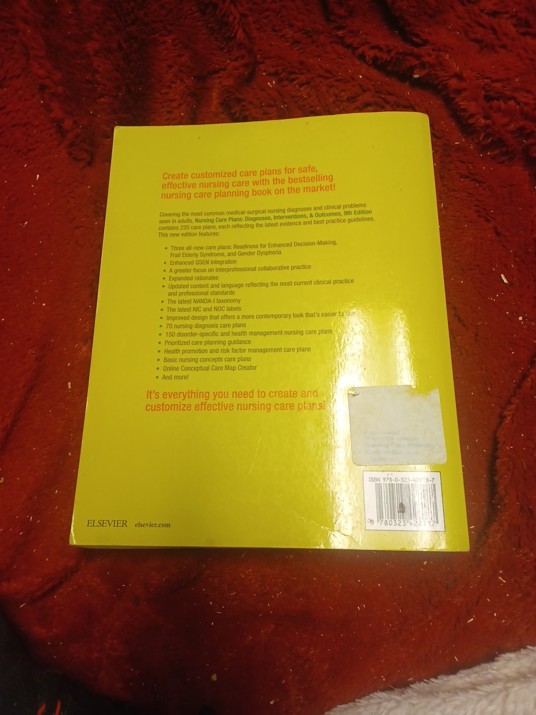 Nursing Care Plans Meg Gulanick and Judith L. Myers Paperback 2017 9th edition