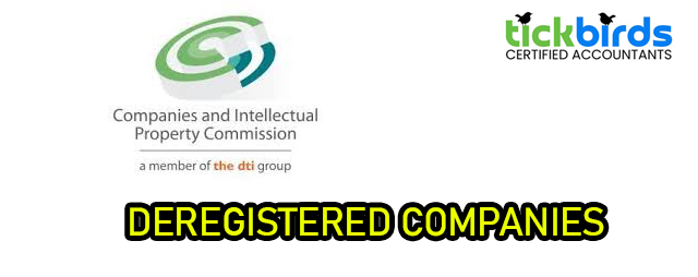 CIPC deregistrations